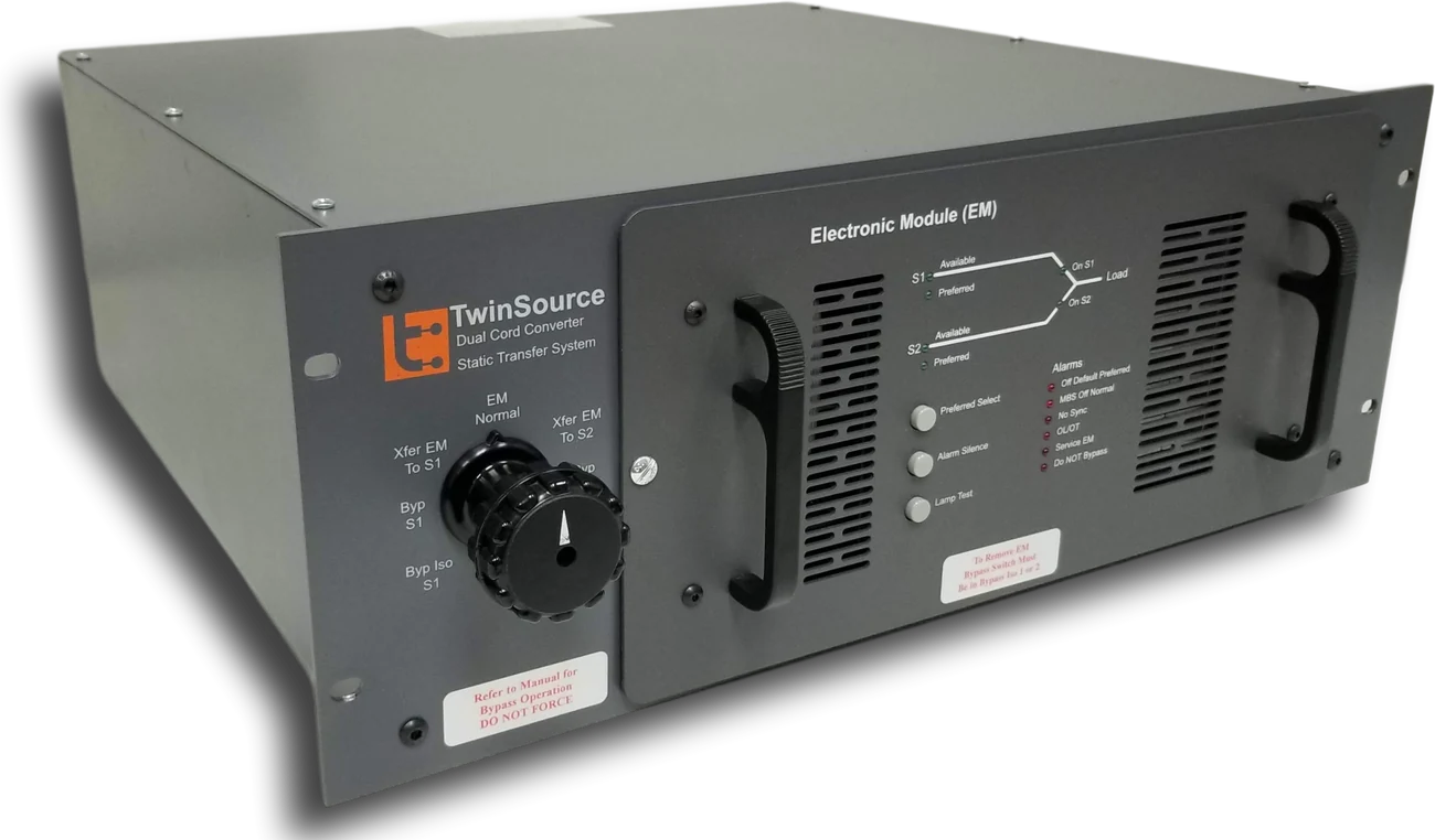 DCC-II, rack mount static transfer switch